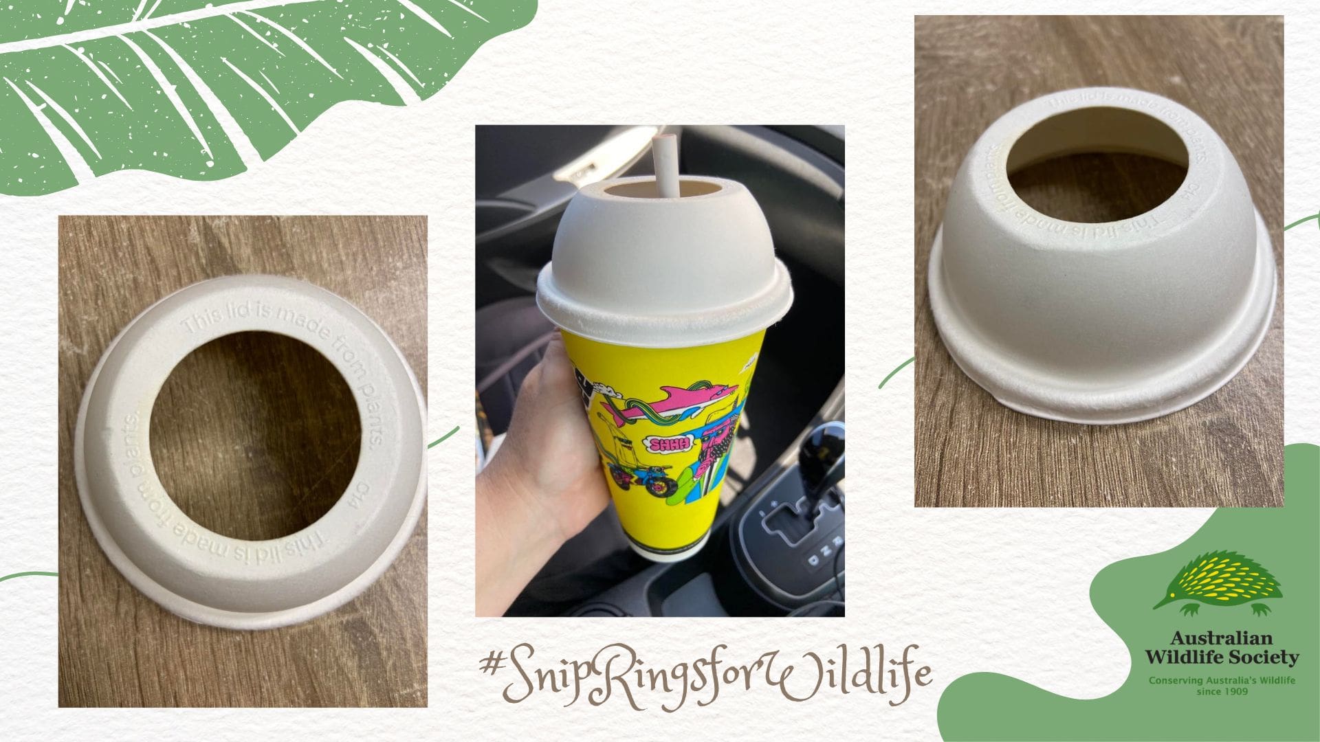 Paper ring-shaped lid